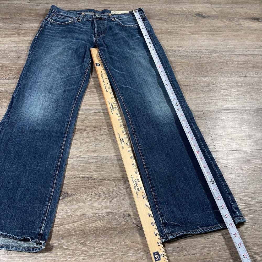 Hollister Men's Jeans Low Rise Bootcut Denim Casual Button Fly 34x32 Blue - Picture 7 of 11